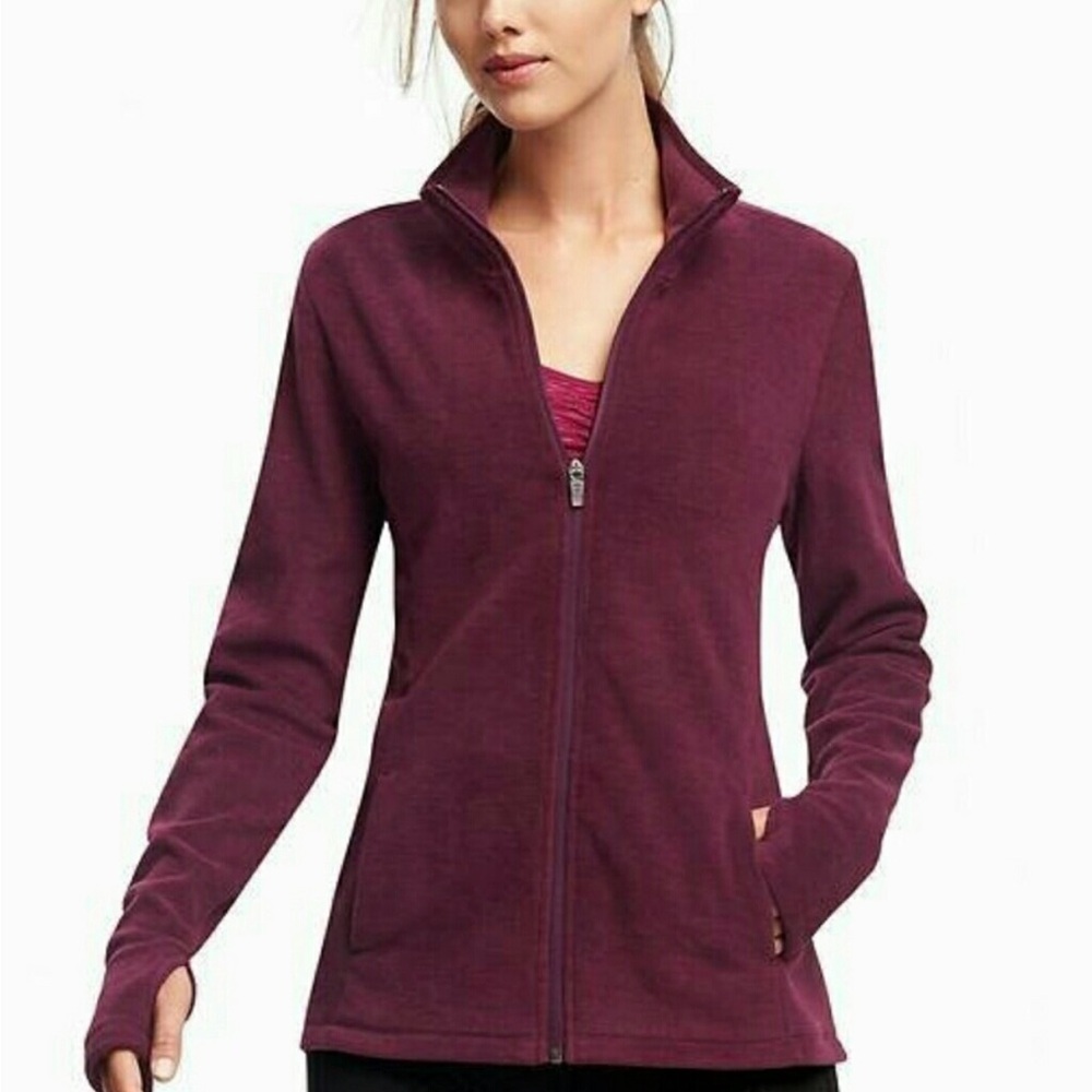 Old Navy Active Purple Plush Fleece Jacket Size Small
